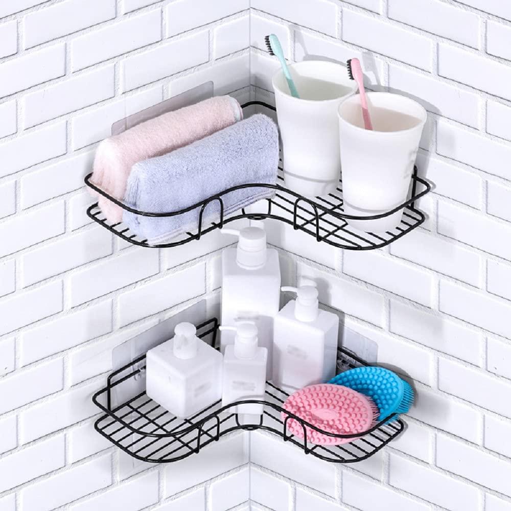 Storage Shelves Metal Bathroom Corner Rack